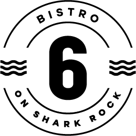 Bistro 6 on Shark Rock logo